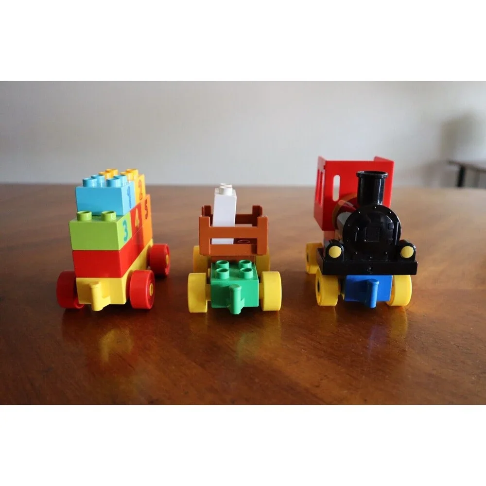 Lego Duplo Train Engine Freight Car Numbers 1 2 3 4 5 Gift Block Add on Pieces